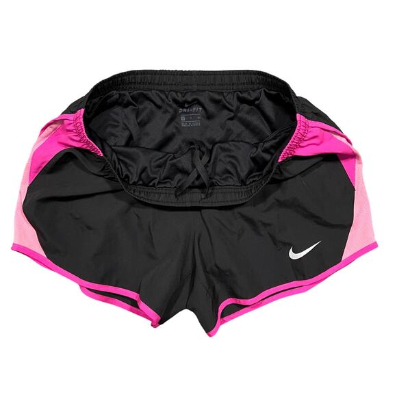 Nike Dri-Fit Black Pink Standard Fit 4" Running Shorts Womens Size Small NWT - Picture 4 of 9
